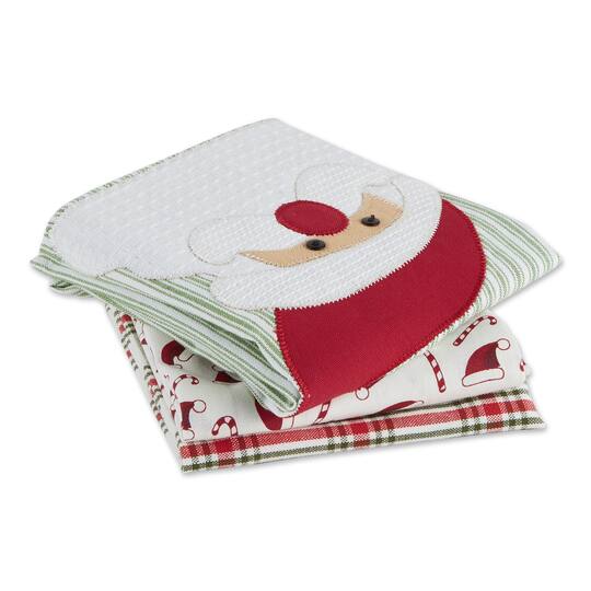 DII® Santa Dishtowel Set